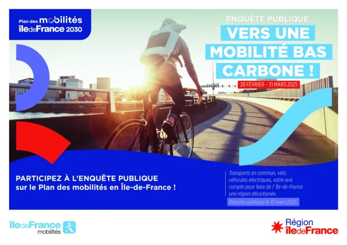 Plan Mobilités Île-de-France 2030 : Donnez Votre Avis ! Ile-de-France Mobilités