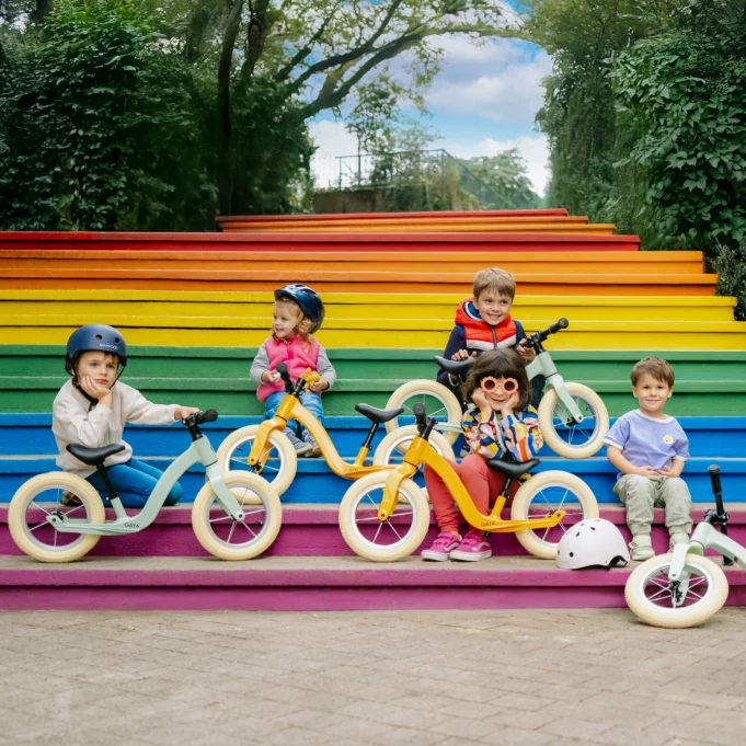 Gaya lance sa draisienne pour initier les enfants aux vélo Draisienne Mini Gaya